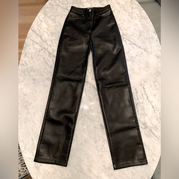 Wilfred Melina faux leather 5 pocket pant size 00 - Picture 5 of 10